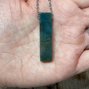 India Agate Necklace Crystal Healing Love Wealth